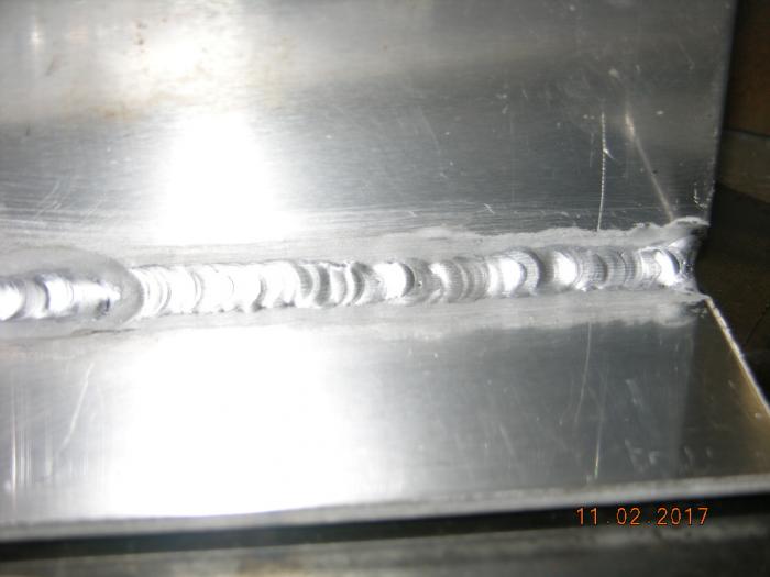 This was first weld attempt getting used to it