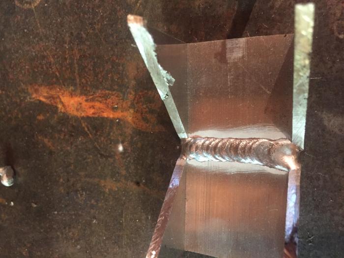 Groove weld