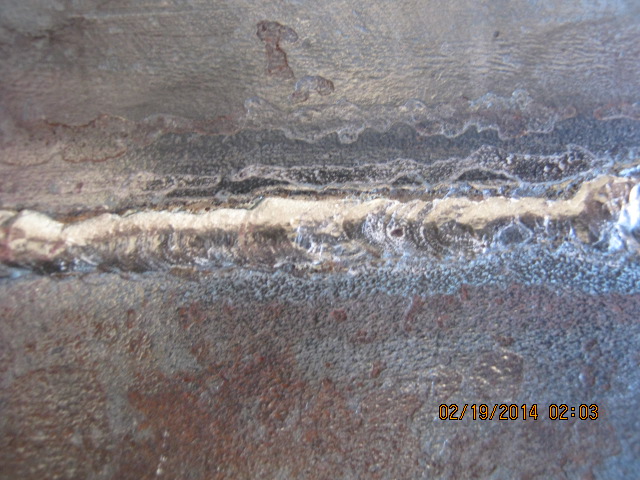 backside of TIG root