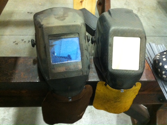 shop welding helmets.JPG