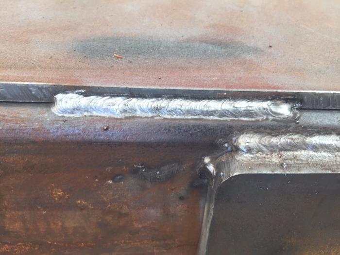 This was my first 7018 run, 140ish amps on a Miller 280 inverter...after at most an hour of helmet time ever welding. Had zero issues with arc dying or sticking. 3/8" plate to 1/4" tube. So really confused what was going on in my first post.